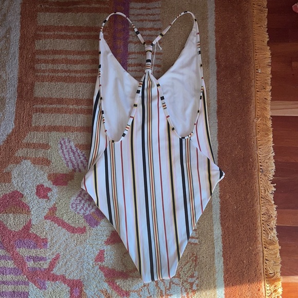 Volcom That’s Stripe One Piece Swimsuit SZ S NWOT - Picture 5 of 5